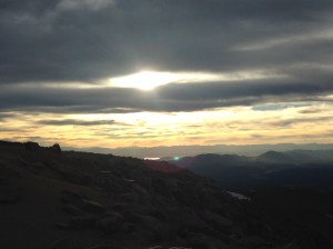 Sunset (apuestas de sol) - Pikes Peak